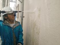 横浜市戸塚区I様邸外壁塗装前高圧洗浄