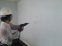 横浜市中区M様邸塗装前外壁高圧洗浄