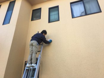 横浜市金沢区O様邸外壁塗り替え後1年点検