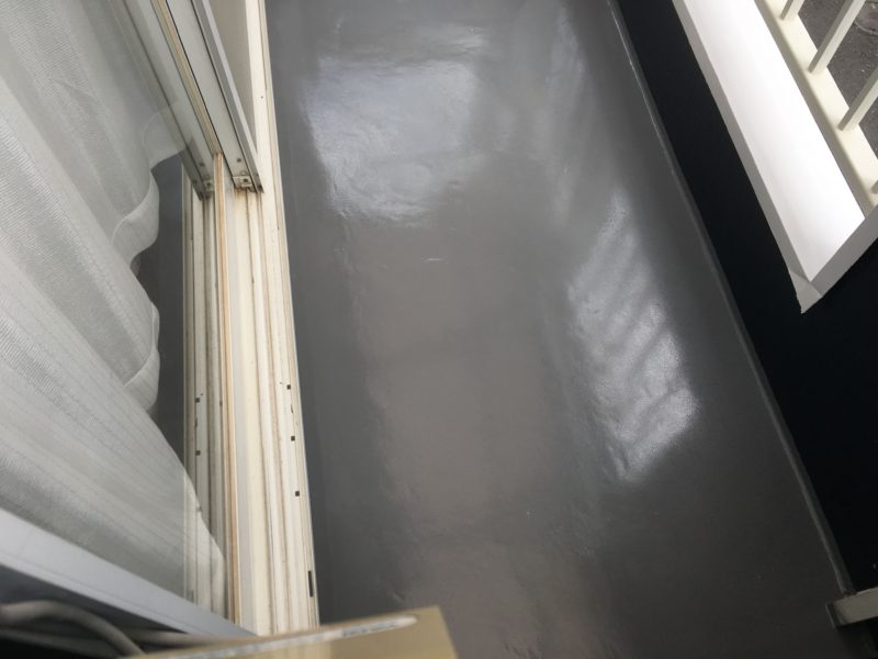 横浜市戸塚区P様邸ベランダ防水施工後画像