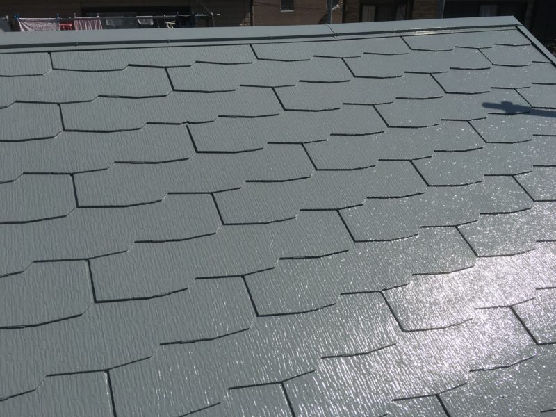 横浜市栄区K様邸屋根塗装施工後画像