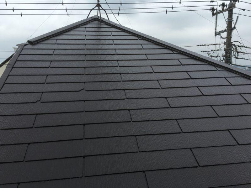 横浜市戸塚区K様邸屋根塗装サーモアイ4F施工後