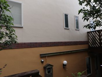 横浜市中区M様邸ダイヤモンドコート外壁塗装後3年点検画像