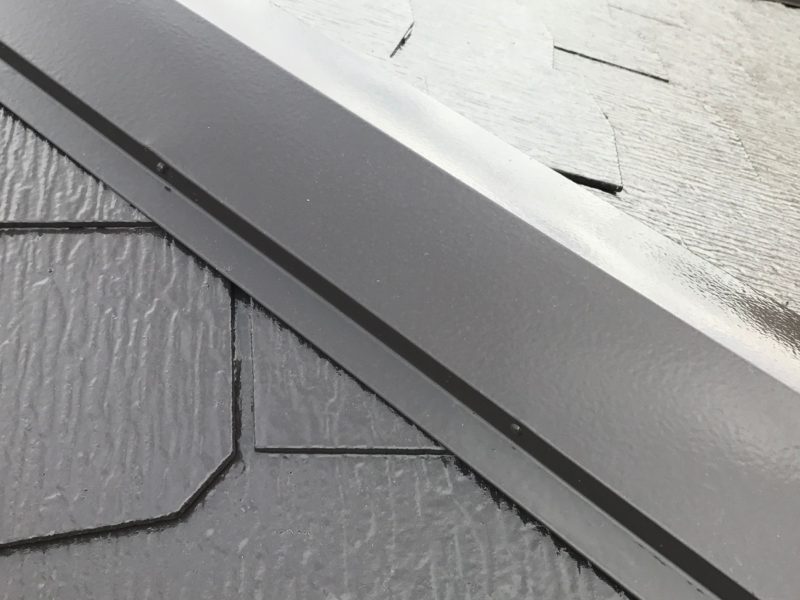 横浜市戸塚区M様邸サーモアイＳｉ艶有屋根塗装施工後