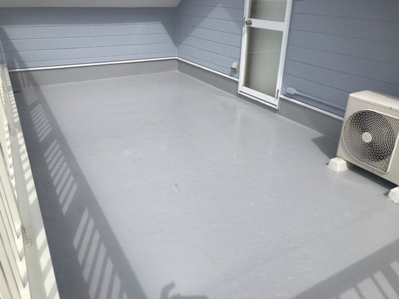 横浜市栄区O様邸屋上防水塗装施工後