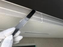 横浜市戸塚区I様邸付帯部塗装施工中画像