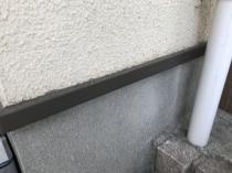 横浜市戸塚区I様邸水切り塗り替え前
