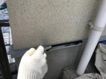 横浜市戸塚区I様邸水切り塗り替え中