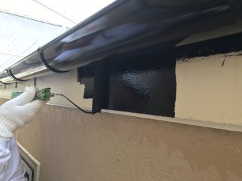 横浜市栄区K様邸破風塗り替え施工事例画像