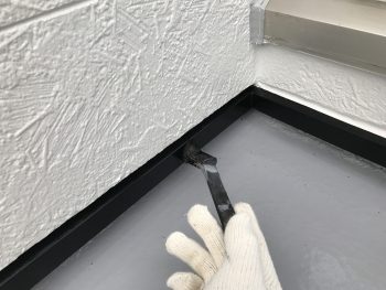 横浜市栄区K様邸付帯部塗り替え施工事例画像