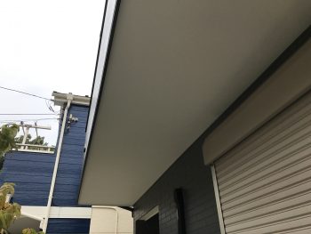 横浜市栄区K様邸軒天塗り替え施工事例画像