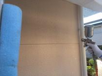 横浜市栄区K様邸インディフレッシュセラ外壁塗装施工前画像