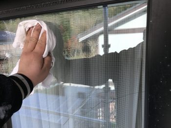 横浜市金沢区T様邸ダイヤモンドコート外壁塗装後清掃作業