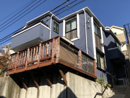 横浜市磯子区 Ｏ 様邸 インディフレッシュセラ外壁塗装
