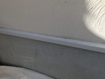 横浜市戸塚区M様邸水切り塗り替え前