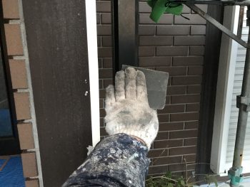 横浜市戸塚区K様邸雨樋塗り替え施工事例画像
