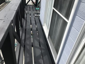 横浜市栄区O様邸ウッドデッキ塗装施工事例画像