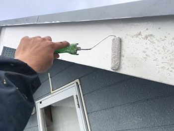 横浜市栄区O様邸付帯部塗り替え施工事例画像