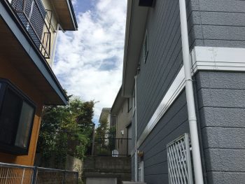 横浜市栄区O様邸雨樋塗り替え前