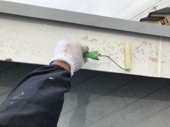 横浜市栄区O様邸付帯部塗り替え施工事例画像