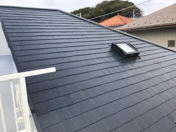 横浜市栄区O様邸屋根塗装施工後
