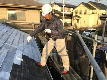 横浜市栄区O様邸屋根塗装施工事例画像