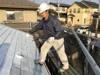 横浜市栄区O様邸屋根塗装施工事例画像