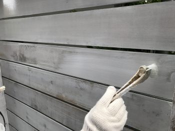 横浜市旭区A様邸ウッドフェンス塗り替え工事施工事例画像