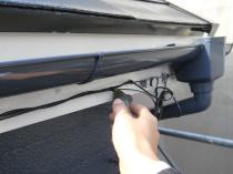 横浜市戸塚区H様邸破風上塗り２回目