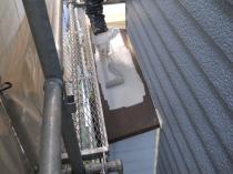 横浜市戸塚区H様邸霧除け庇錆止め　