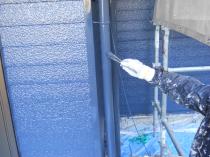 横浜市戸塚区H様邸竪樋上塗り２回目　