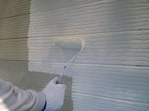 横浜市戸塚区I様邸外壁塗装下塗り　