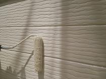 横浜市戸塚区I様邸外壁上塗り2回目