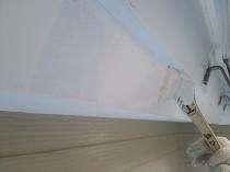 横浜市戸塚区I様邸破風上塗り１回目