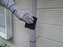 横浜市戸塚区I様邸竪樋ケレン