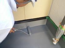 横浜市戸塚区I様邸防水工事トップコート