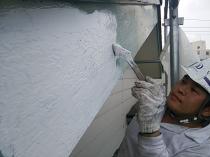 横浜市栄区S様邸破風下塗り