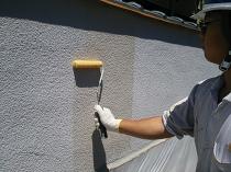横浜市栄区S様邸塀下塗り