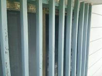 横浜市栄区S様邸面格子塗装前