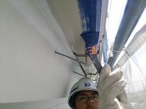 横浜市栄区S様邸軒樋上塗り１回目