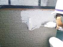 横浜市保土ヶ谷区N様邸外壁塗装下塗り2回目