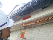 横浜市保土ヶ谷区N様邸破風塗装下塗り