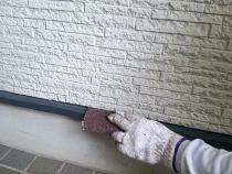 横浜市保土ヶ谷区N様邸水切り塗装前ケレン　