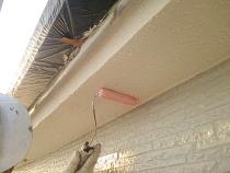 横浜市保土ヶ谷区N様邸軒天塗装UVカットクリヤー