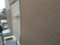 横浜市戸塚区P様邸外壁塗装施工中