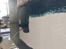 横浜市戸塚区P様邸外壁塗装施工中