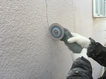 横浜市戸塚区P様邸外壁塗装前作業