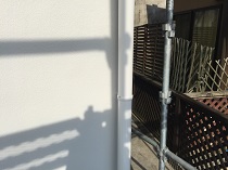 横浜市中区I様邸雨樋塗装作業完了