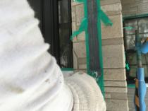 横浜市栄区K様邸シーリング打ち替え作業中