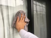 横浜市栄区K様邸ダイヤモンドコート外壁塗装施工後サービス作業